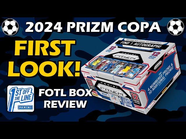 COPA PRIZM!! 2024 Panini Prizm Copa America FOTL Hobby Box Soccer Review