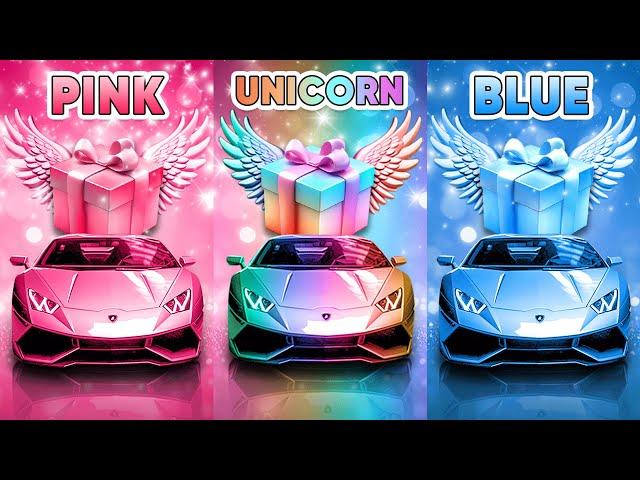 Choose Your Gift...! Pink, Unicorn or Blue  How Lucky Are You? 