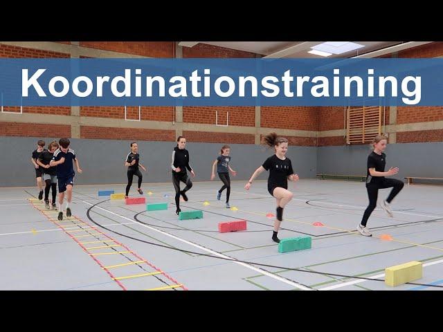 KOORDINATIONSTRAINING | mit Koordinationsleiter, Hütchen oder Bricks