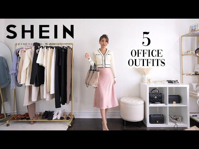 SHEIN WORK OUTFITS | what to wear to the office 