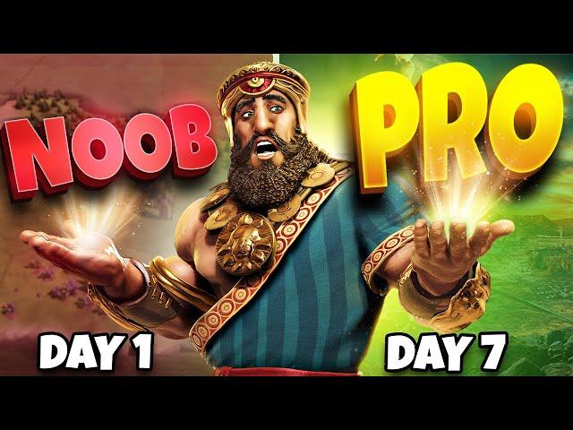 I tried becoming a PRO Civilization 6 Player in 1 Week