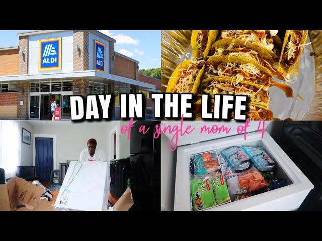 Day In the Life of a Single Mom Vlog New Appliance + Taco Tuesday + Errands + more