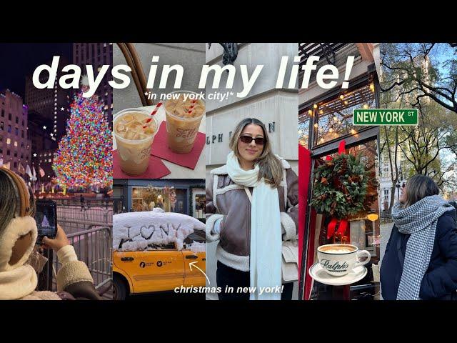 christmas in new yorkcozy days in my life, coffee shops, museums, & exploring nyc!