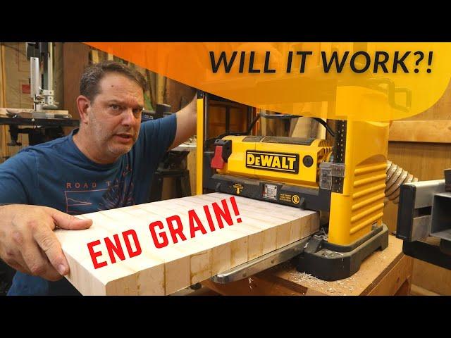 Will An End Grain Cutting Board Go Through A Power Planer? Tips To Do This Safely.