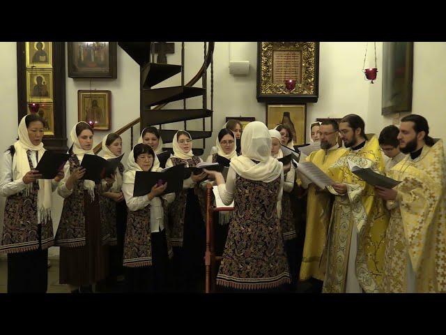 "Добрий вечiр тобi" (Рождественская колядка). Храм Святителя Николая в Голутвине. 07.01.2022.