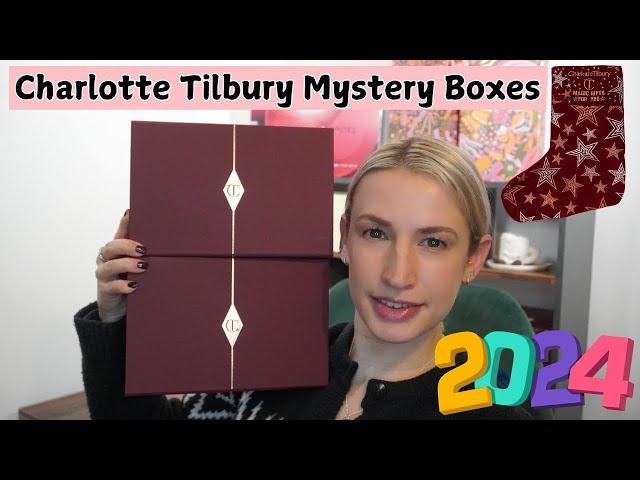 Charlotte Tilbury Mystery Boxes & Stocking Unboxing | December 2024