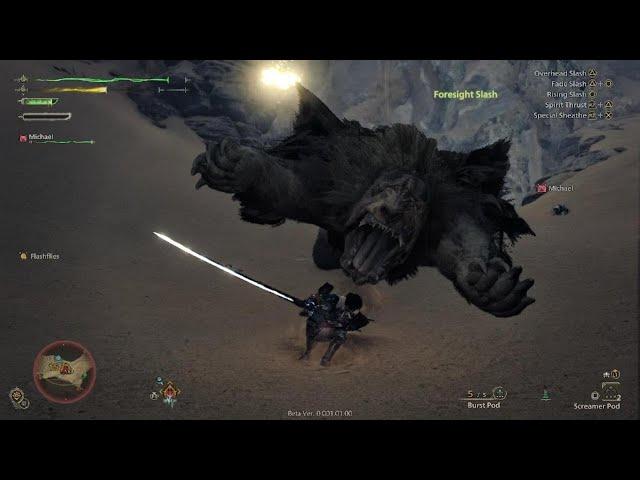 Monster Hunter Wilds Beta - Alpha Doshaguma