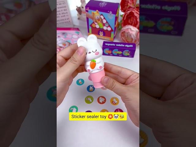 Sticker sealer toy #kawaii #cute #handmade #diy