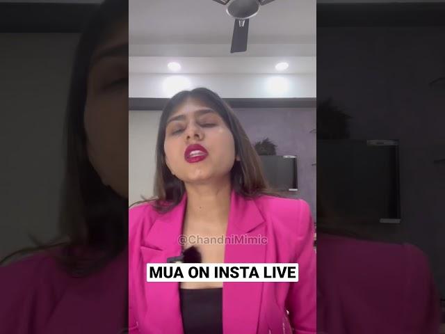 Mua on Insta live #comedy #memes #funnyvideo