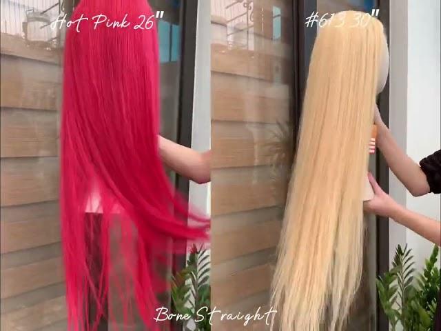 WHOLESALE Bone Straight Wigs Customize Full Lengths, Colors and Textures from Sunny Hair Vietnam