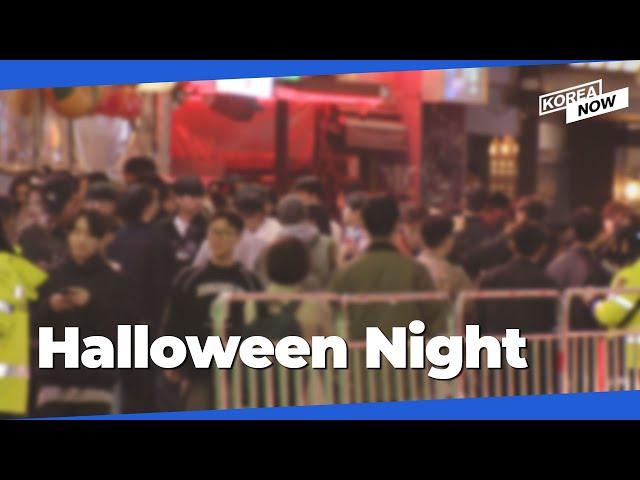 The weekend before Halloween in Hongdae, Seoul