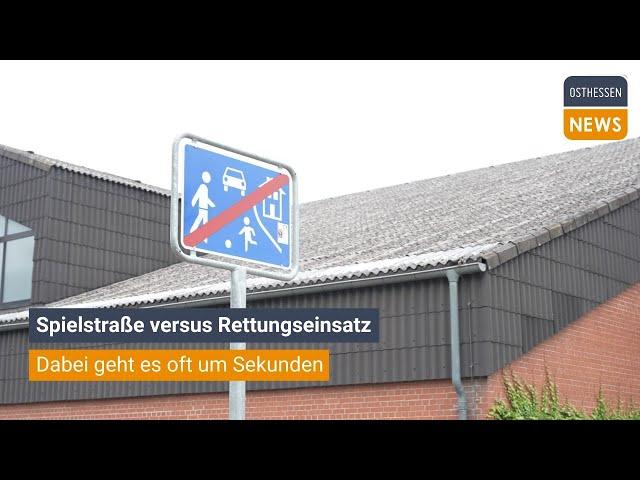 FULDA: Spielstraße versus Rettungseinsatz - dabei geht es oft um Sekunden