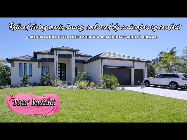 Tour the Luxuries Gulf Access Home Cape Coral Florida