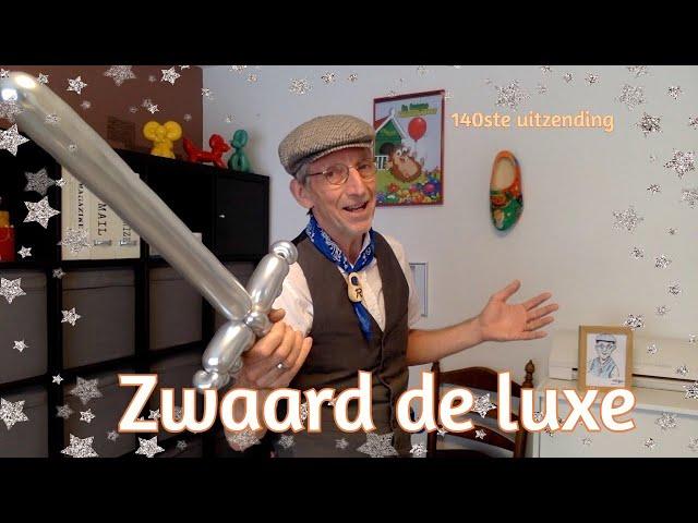 Zwaard de luxe – ballonworkshop | Haagse Ballonnenboer (140ste )