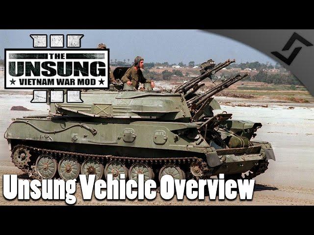 Vehicles & Tanks Showcase - ARMA 3 - Unsung Vietnam Mod Gameplay