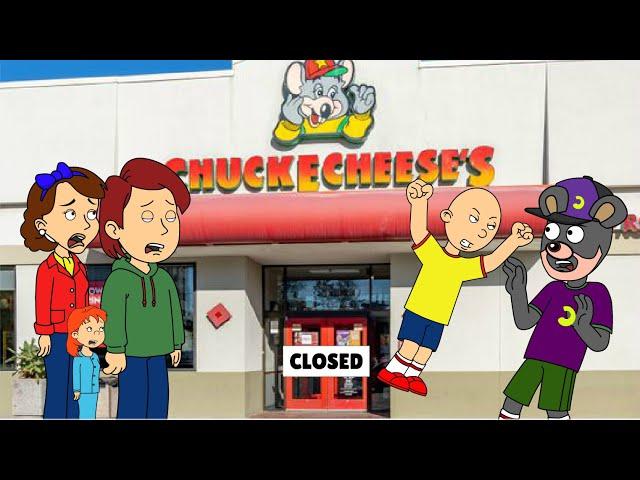 Caillou Beats Up Chuck E Cheese And Gets Grounded