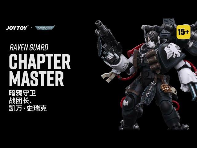 JOYTOY Warhammer 40K 1/18 Raven Guard Chapter Master Kayvaan Shrike