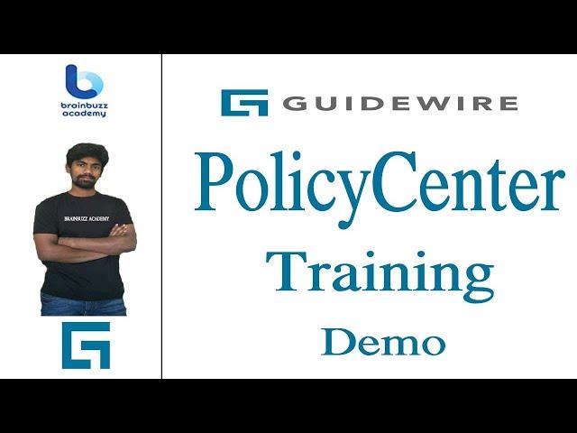 Guidewire policycenter training Demo | policy center for beginners | Guidewire policycenter tutorial