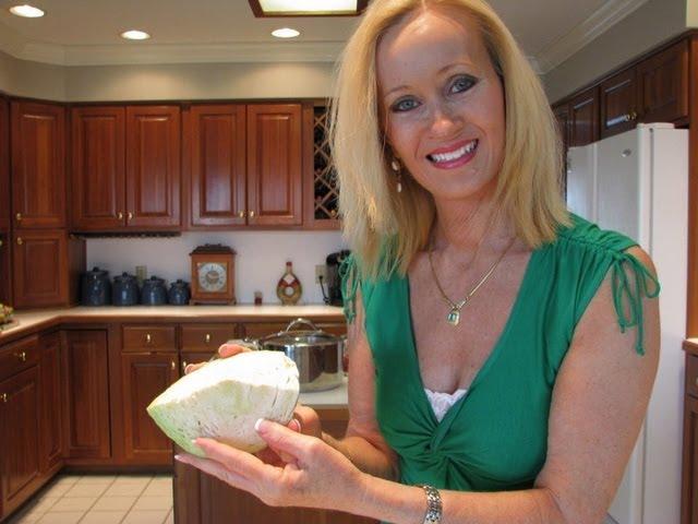 Betty's Quick Tip 102--How to Remove Core from Head of Cabbage