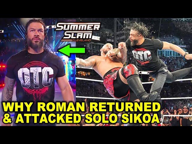 Why Roman Reigns Returned to WWE & Attacked Solo Sikoa as Cody Rhodes Wins WWE SummerSlam 2024 PPV