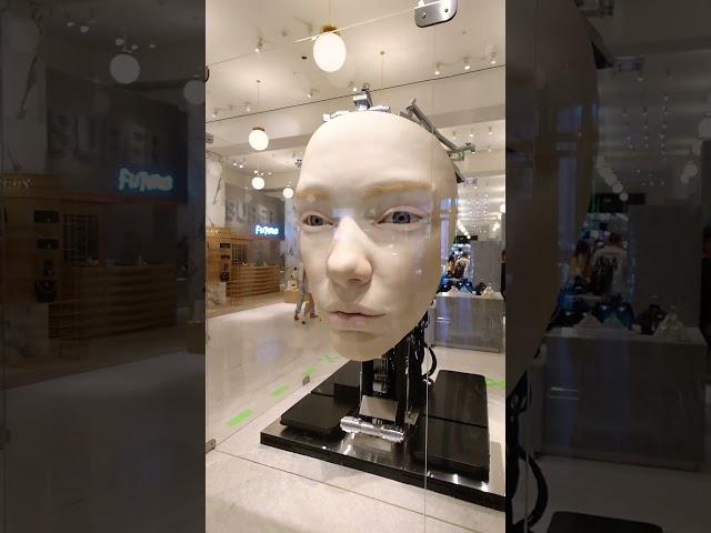 Welcome to Selfridges. The face looks real.