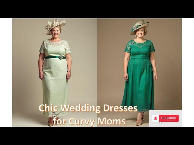 Plus-Size Mother of the Bride Dress Guide: Green & Beige Elegance