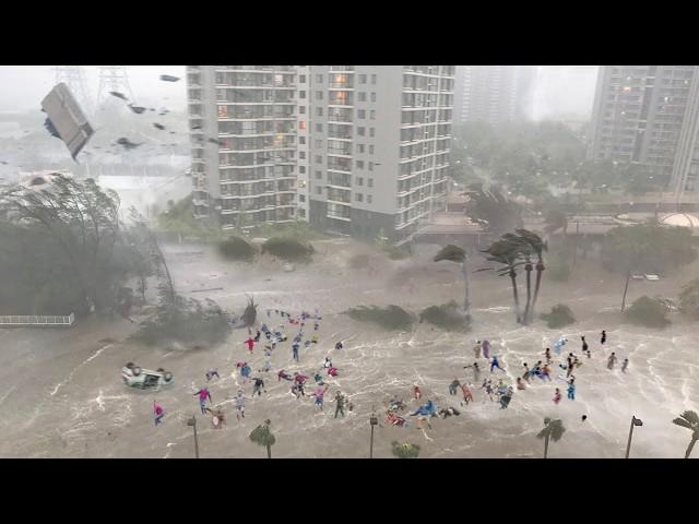 Super Typhoon  Krathon Strikes Taiwan! People are shocked by the news from Kaohsiung