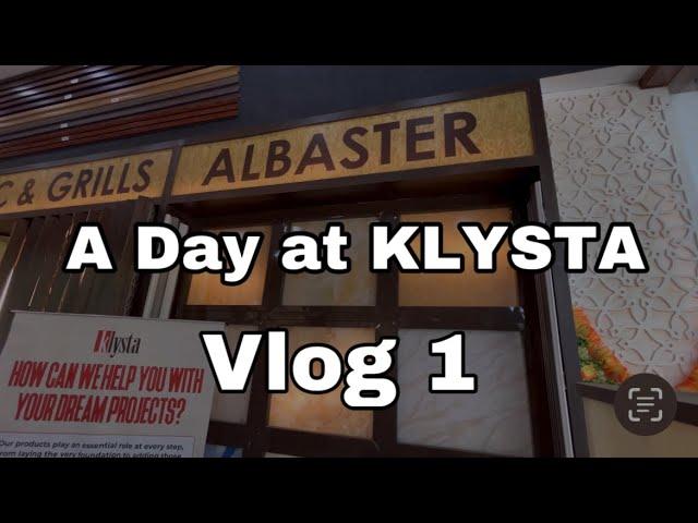 A day at KLYSTA || Vlog 1