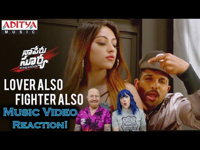 Lover Also, Fighter Also (Allu Arjun, Shekhar Ravjiani, 2018) - British Couple Reacts!