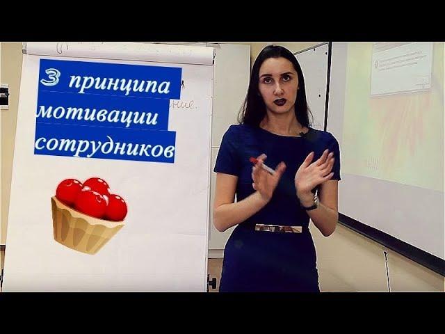 Мотивация персонала: 3 принципа мотивации.