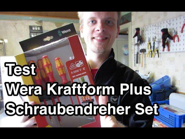 Test Wera Kraftform Plus Serie 100 VDE Schraubendreher-Satz Lasertip | Schraubendreher Set Test