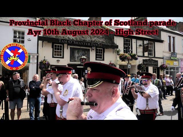 Provincial Black Chapter of Scotland Parade 2024 - High Street