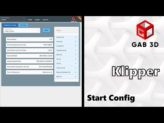 Klipper PRINT START tool - ENG