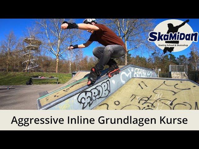 Aggressive Inline Skating Basic Courses — Skate School Weil am Rhein SkaMiDan — Book NOW!