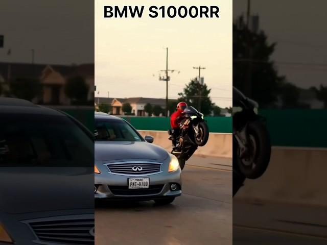 BMW S1000RR CRAZY RIDE AND WHEELIE #shorts #bmw #superbike #motovlog