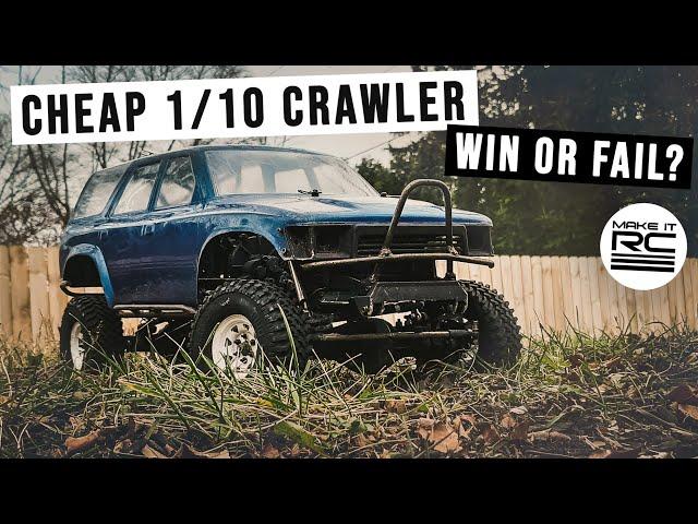 I Bought the Cheapest RC Crawler in the USA: Custom Axial SCX10 Toyota 4-Runner  Win or Fail?