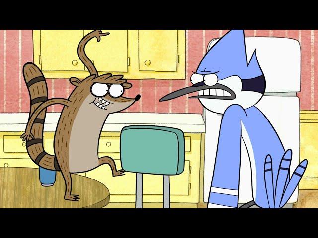 Regular Show - Rigby Taunts Mordecai About His Date With Margaret