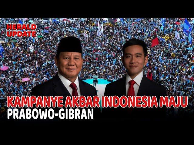 LIVE | Kampanye Akbar Prabowo-Gibran: Pesta Rakyat untuk Indonesia Maju