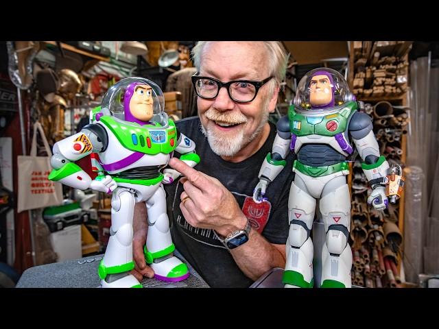 Adam Savage Reacts to REAL Buzz Lightyear Robot!