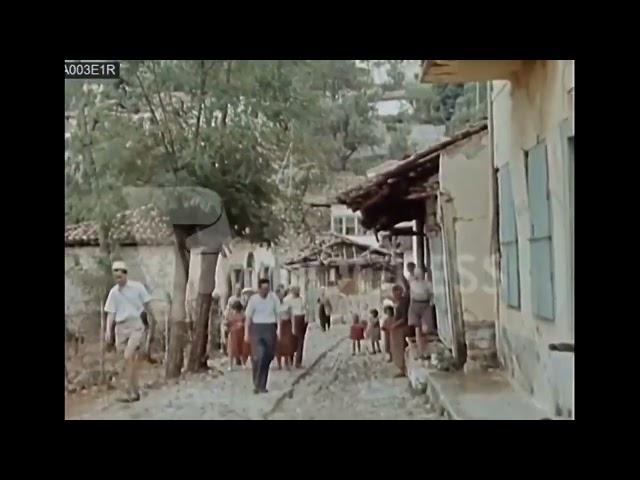 Albania 1957: Pamje filmike me ngjyra nga Shqiperia, ne vitin 1957