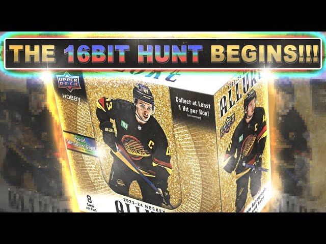 THE 16BIT HUNT BEGINS!!!- 23/24 Upper Deck Allure Hobby Box - Hockey Card Break