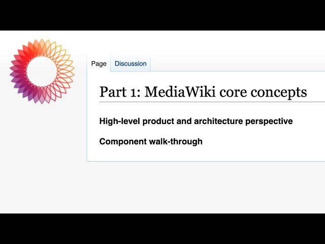 Introduction to MediaWiki 2023: Core concepts (Part 1)