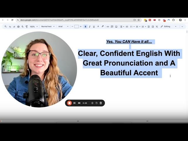 MASTERCLASS: Get Clear, Confident English with Great Pronunciation and a Beautiful Accent