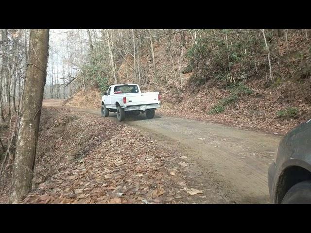 7.3 Powerstroke Driving up Tatham Gap Ford F350 & Mazda 626