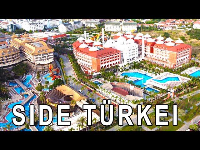 SIDE EVRENSEKI. Strand. Meer. Hotels. Türkei HEUTE 2024 4K #evrenseki #türkei #Antalya #side