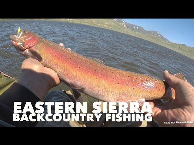 Eastern Sierra Fishing backcountry lake and Convict/Crowley