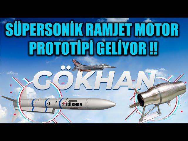 SÜPERSONİK RAMJET MOTOR PROTOTİPİ GELİYOR !!