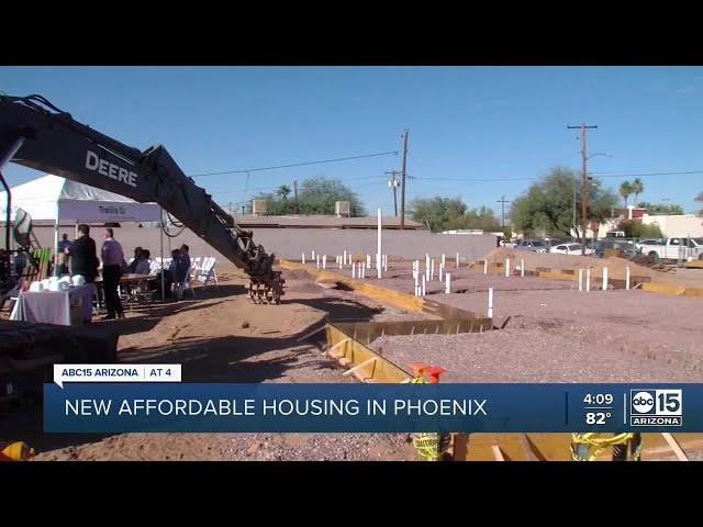 New affordable housing units going up in Phoenix, resident can buy after 15 years