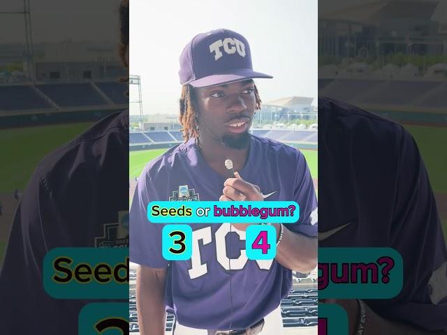 Seeds or bubblegum? 