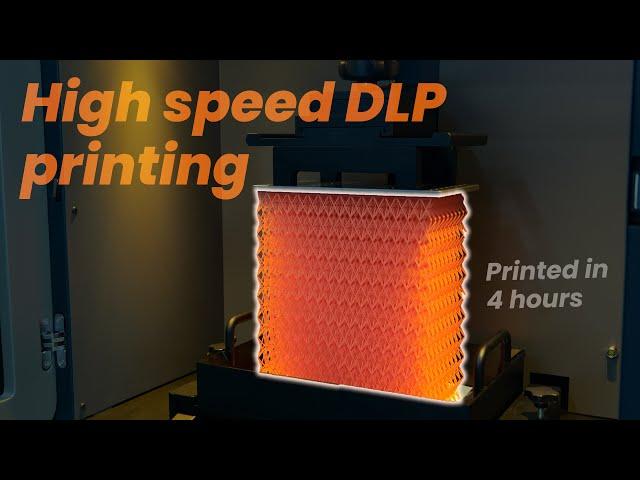 Higher Speeds for Higher Needs - Resin 3D Printing With UnionTech